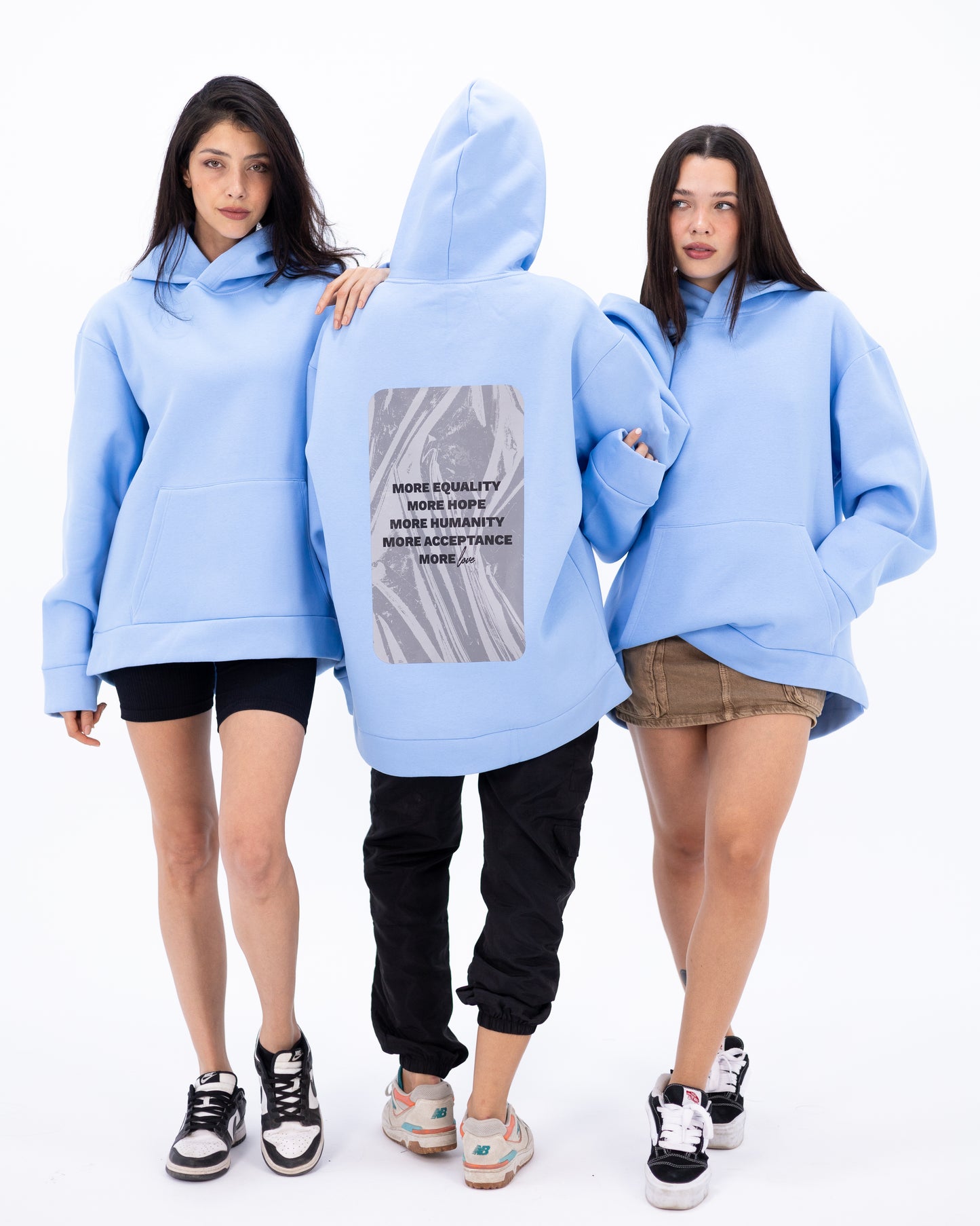 Oversized Light Blue Hoodie