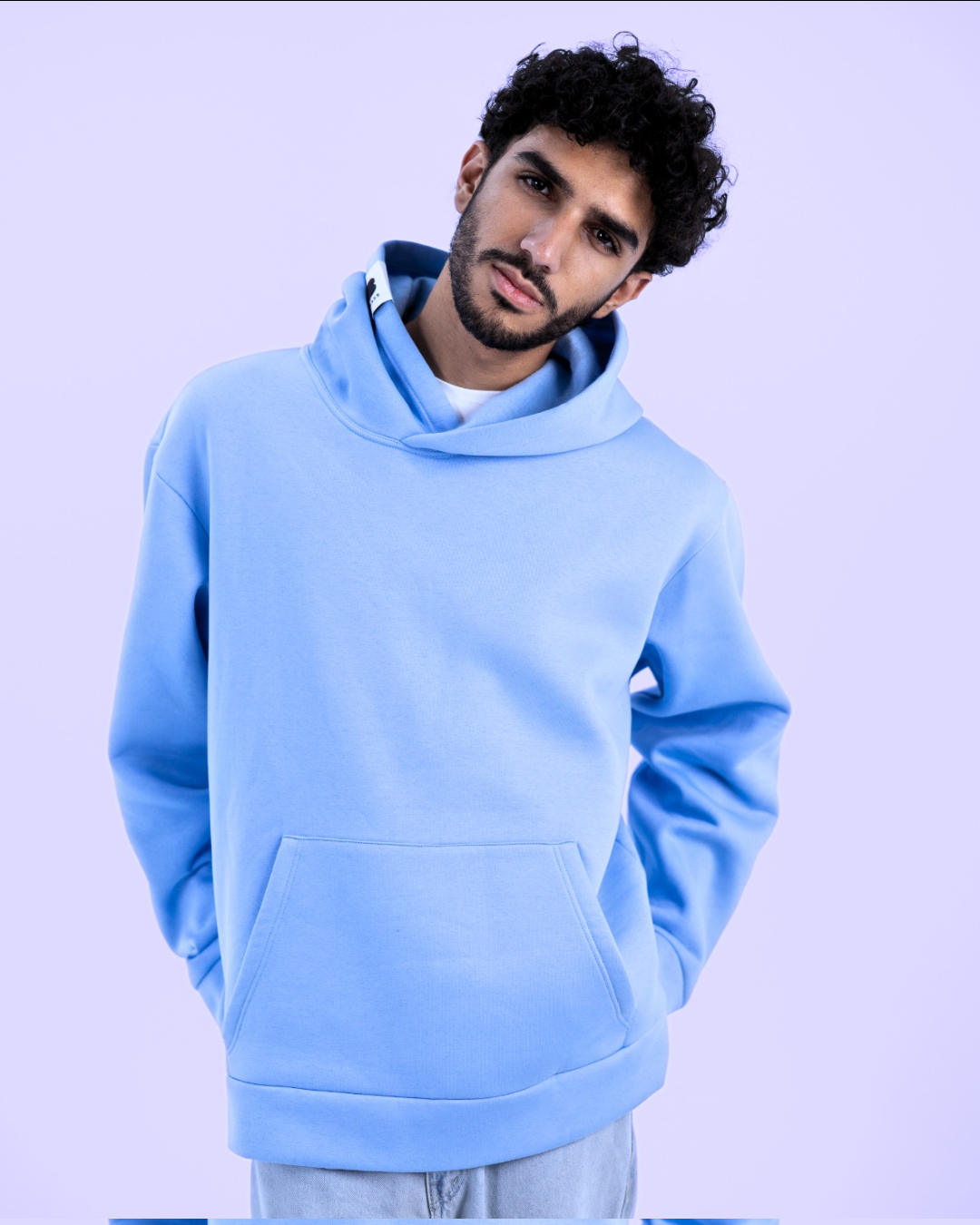Oversized Light Blue Hoodie