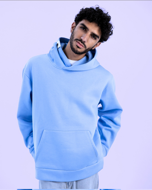 Oversized Light Blue Hoodie